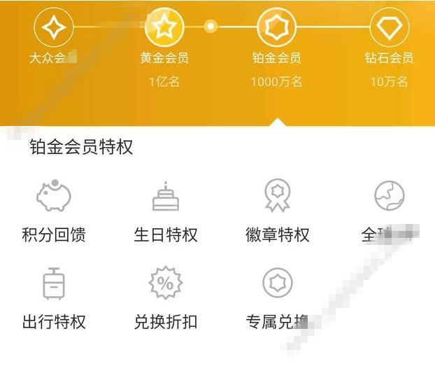 支付宝铂金会员和黄金会员的区别是什么？谁的权益更多？